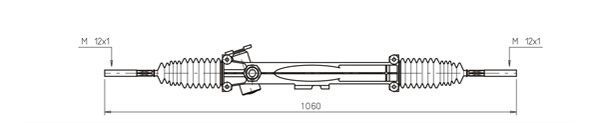 GENERAL RICAMBI Рулевой механизм TA4003